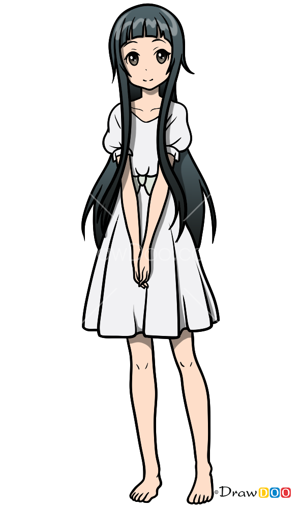 How to Draw Yui, Sword Art Online